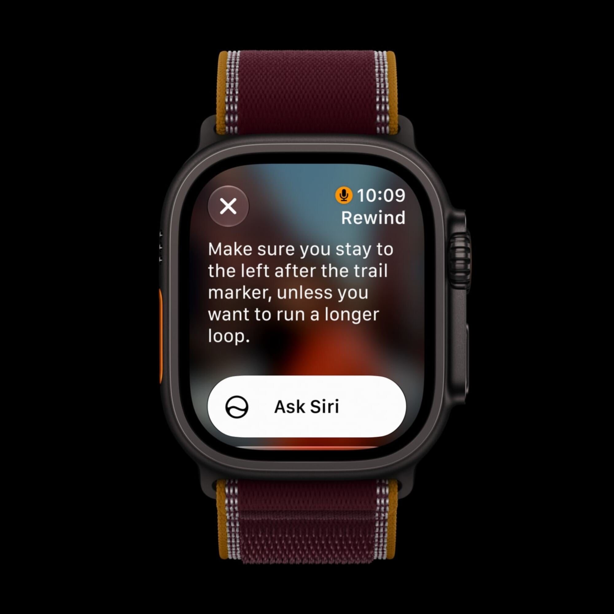 the live rewind feature on the apple watch ultra 4