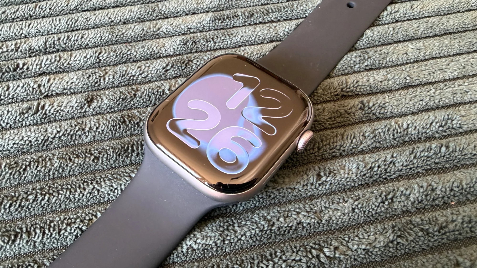 the apple watch series 11 laid flat