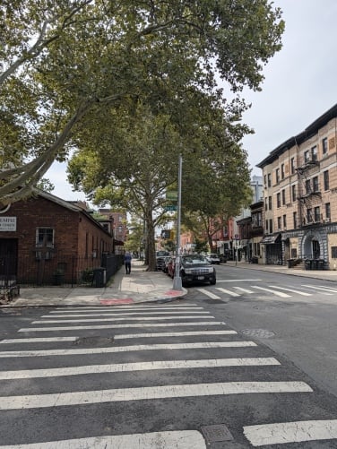 A random street corner in Brooklyn