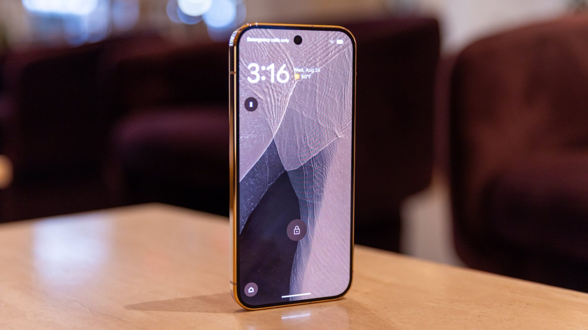 Google Pixel 11 Pro display turned on