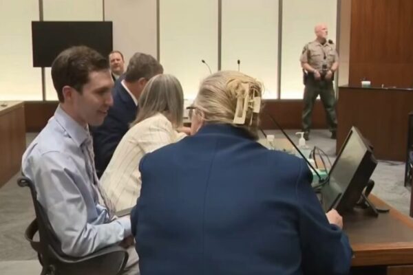 Tyler Robinson Jokes and Smiles, Erika Kirk Holds Head in Hands During Pivotal Day in Court