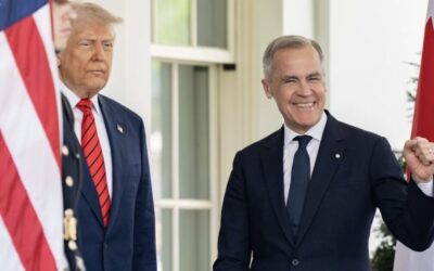 NEW: Trump Trolls Canadian Prime Minister Mark Carney, Calls Him Governor – “Get Up Governor”