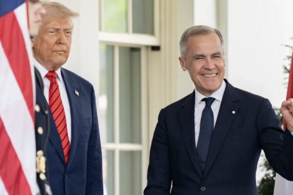 NEW: Trump Trolls Canadian Prime Minister Mark Carney, Calls Him Governor – “Get Up Governor”