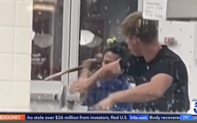 VIDEO: 20-Year-Old California HERO Leaps Through In-N-Out Window, Grabs a SPATULA, and Takes Down Stick-Wielding Woman Terrorizing Workers