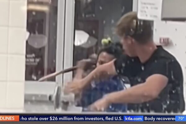 VIDEO: 20-Year-Old California HERO Leaps Through In-N-Out Window, Grabs a SPATULA, and Takes Down Stick-Wielding Woman Terrorizing Workers