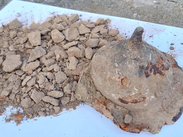 Man rummaging in a Polish junkyard finds a 1,800-year-old shield holding the cremated remains of a Vandal warrior